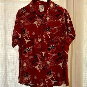 Champion Red Floral Men's Casual Shirt